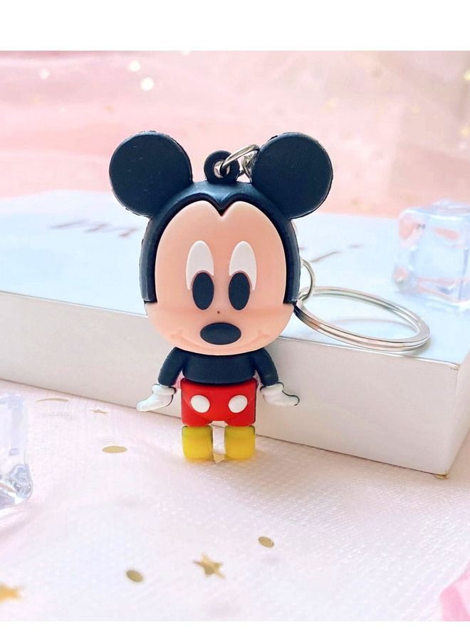Generic Distinguished cartoon keychain cute accessory Mickey Mouse keychain suitable for car wallet and bag nice creative gift - Image 1