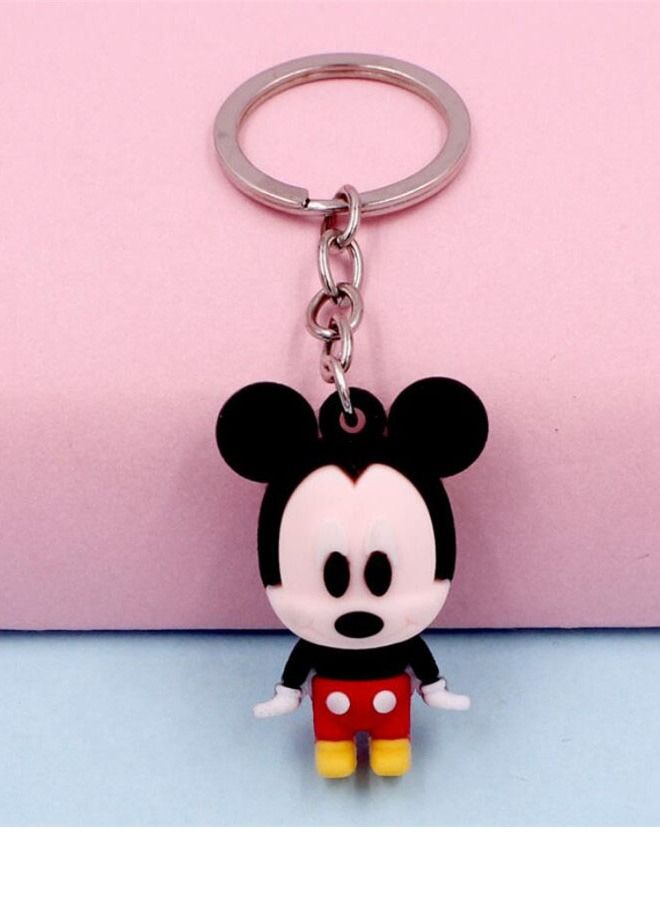 Generic Distinguished cartoon keychain cute accessory Mickey Mouse keychain suitable for car wallet and bag nice creative gift - Image 2
