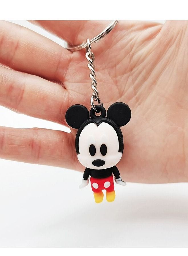 Generic Distinguished cartoon keychain cute accessory Mickey Mouse keychain suitable for car wallet and bag nice creative gift - Image 3