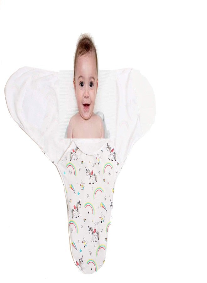 PEUBUD ® Pure Cotton Cocoon Soft Swaddle /Wrap/Sleeping Bag/Wrapper Envelope Winter Sleepsack for Newborn Babies (0-3 Months) (Pack of 1) - Image 3