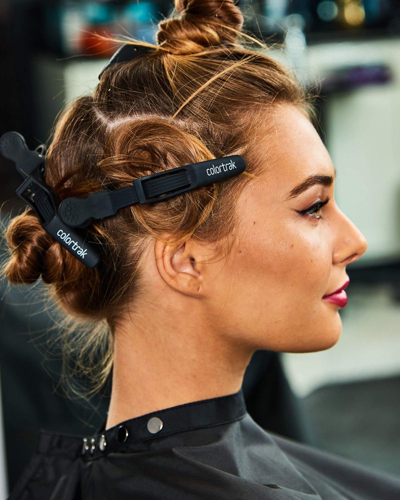 Colortrak Rubberized Jumbo Croc Clips - 4 Pack, Rubberized Finish Croc Clips to Prevent Slippage, Stain Resistant, Ergonomic Grip, Double-Hinged Design, 5.3" Long - Image 2