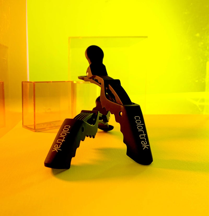 Colortrak Rubberized Jumbo Croc Clips - 4 Pack, Rubberized Finish Croc Clips to Prevent Slippage, Stain Resistant, Ergonomic Grip, Double-Hinged Design, 5.3" Long - Image 3