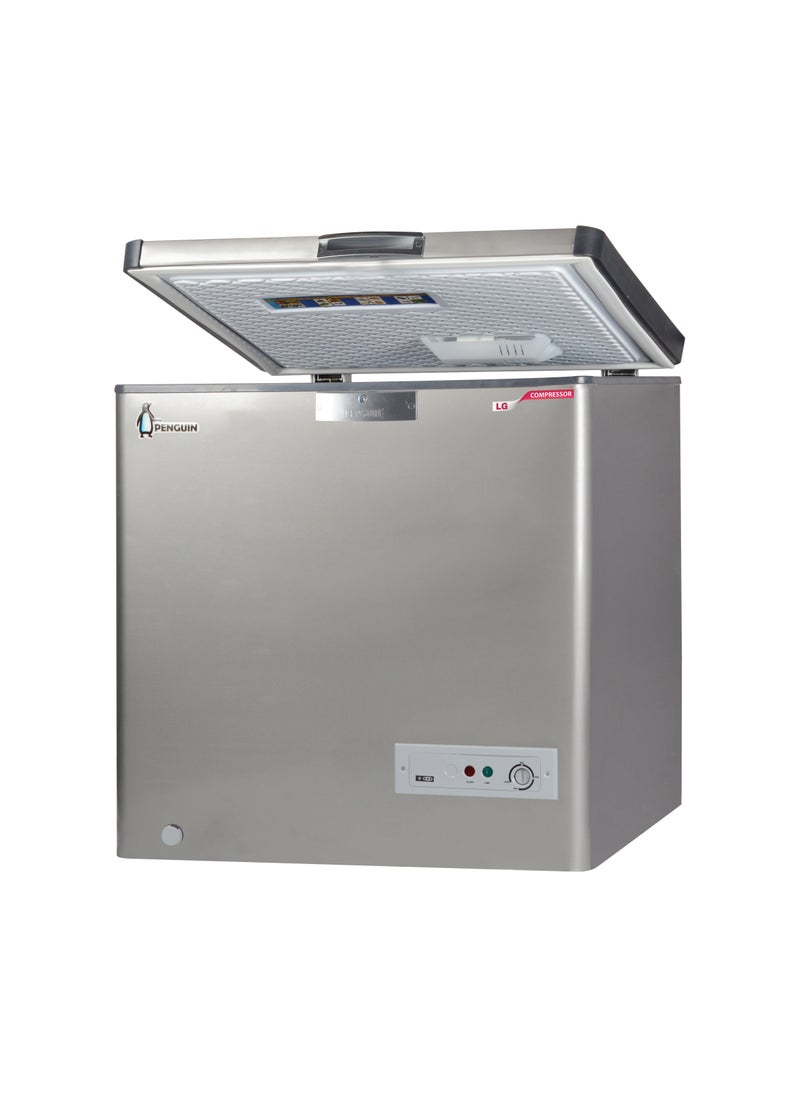 Penguin PENGUIN - ES250 SILVER CHEST FREEZER - 205 L - LG compressor 