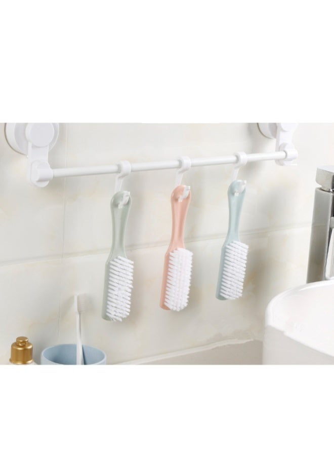 HAVFUN 3Pcs Scrub Brush With Handle Household Cleaning Tool For Leather Cleaning Shoes Boot Clothes（Random color*3PCs） - Image 4