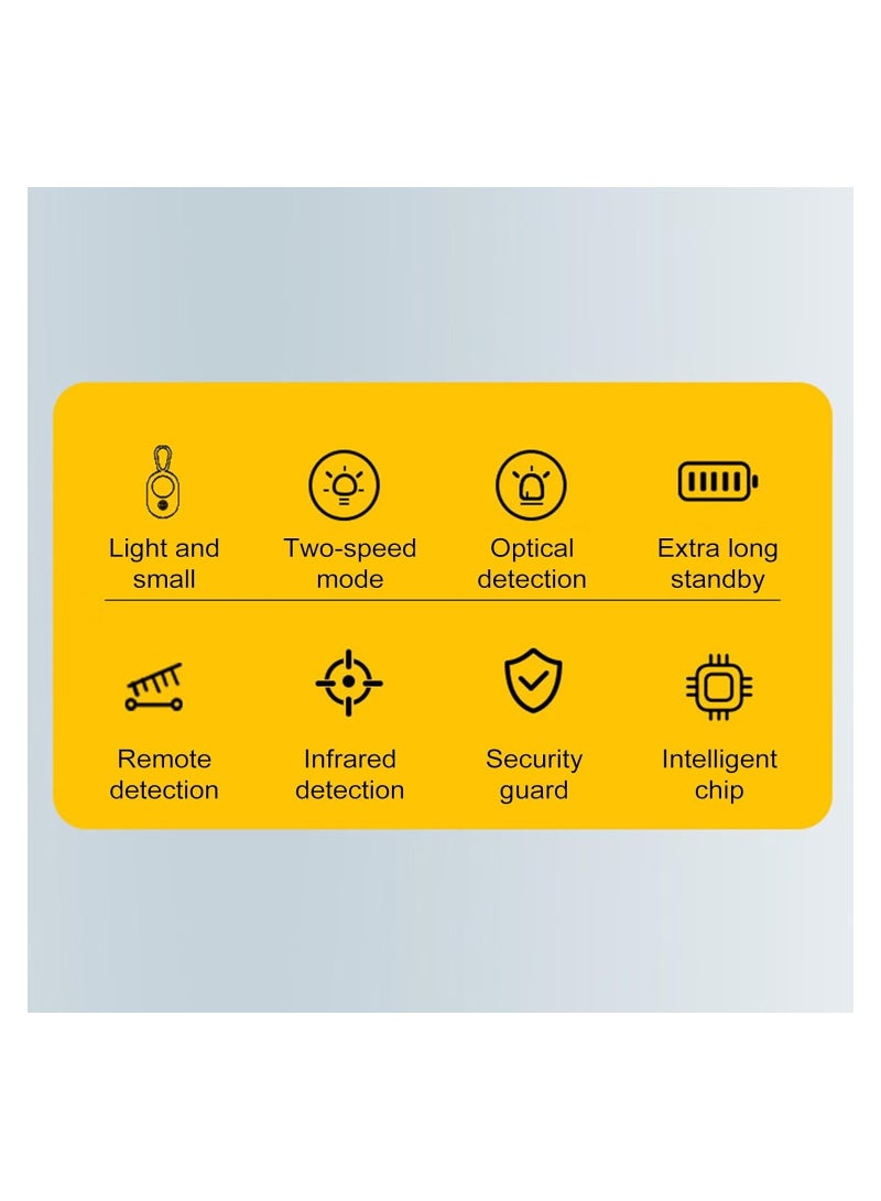 SYOSI Hidden Camera Detectors, Anti-spy Detector Device, Mini Infrared Camera Detector, Portable USB Rechargeable Privacy Protection Anti-spy Hidden Device Scanner, Privacy Protector - Image 5