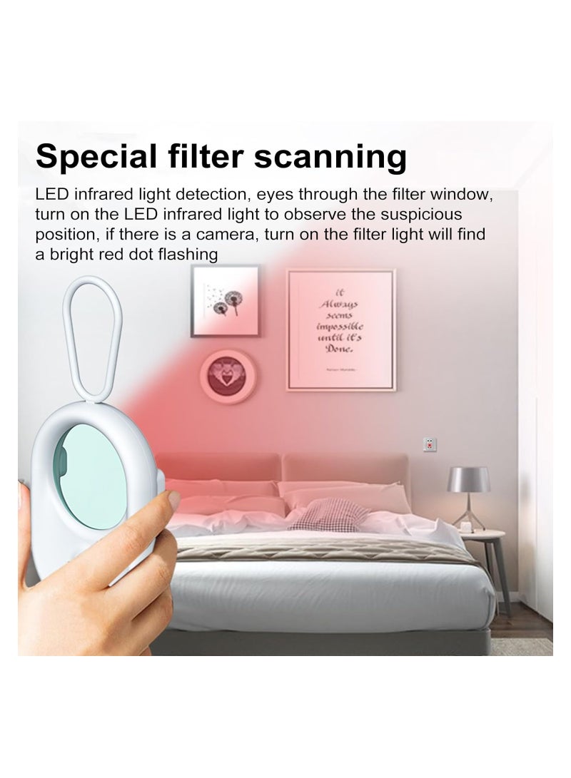 SYOSI Hidden Camera Detectors, Anti-spy Detector Device, Mini Infrared Camera Detector, Portable USB Rechargeable Privacy Protection Anti-spy Hidden Device Scanner, Privacy Protector - Image 4