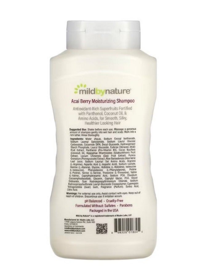 mild by Nature Acai Berry Moisturizing Shampoo 16 fl oz 473 ml - Image 2