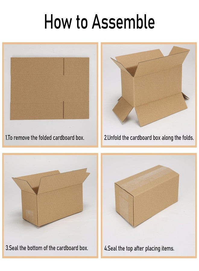 CRUGLA 40 Packs 10x7x3 Shipping Boxes for Small Business, Corrugated Cardboard Boxes Bulk for Shipping Packing Mailing - Image 5