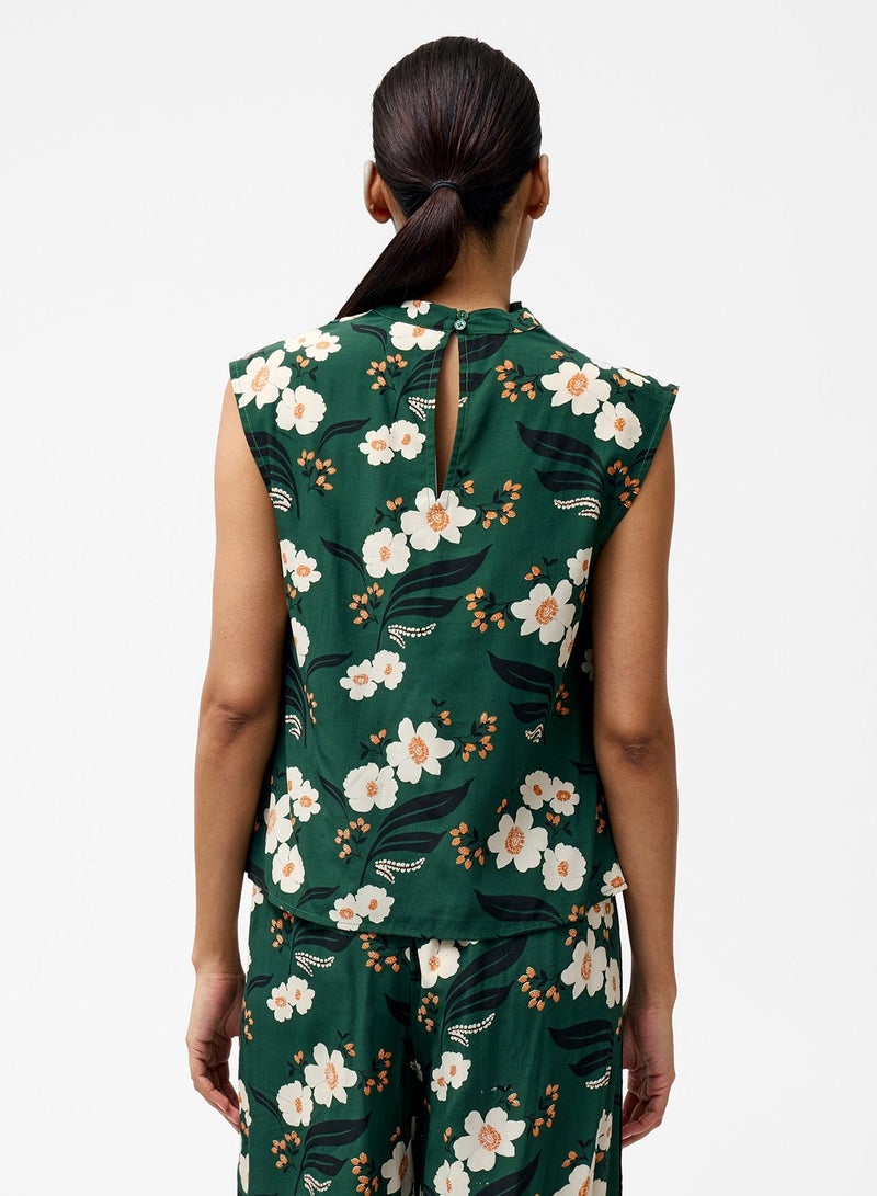 French Connection Rhian Eco Draped Sleeveless Top - Image 3