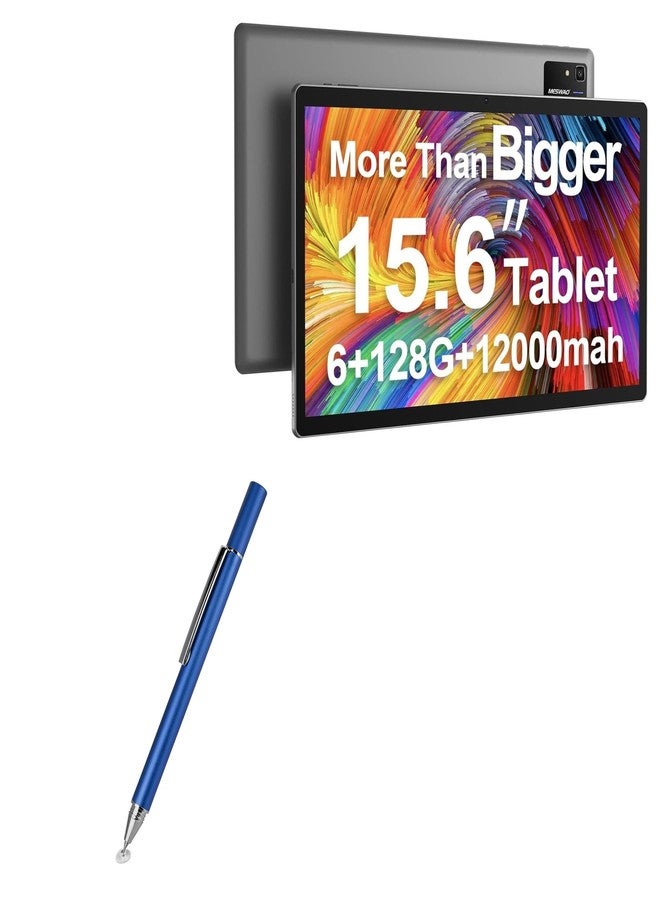 BoxWave Stylus Pen Compatible with MESWAO MES-B3 Tablet Android 13 Tablet (15.6 in) - FineTouch Capacitive Stylus, Super Precise Stylus Pen - Lunar Blue - Image 1