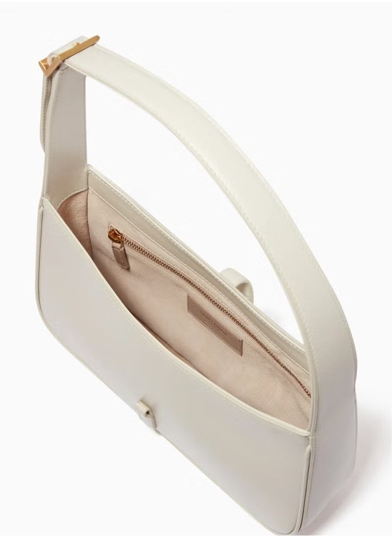 SAINT LAURENT Le 5 A 7 Hobo Bag in Smooth Leather