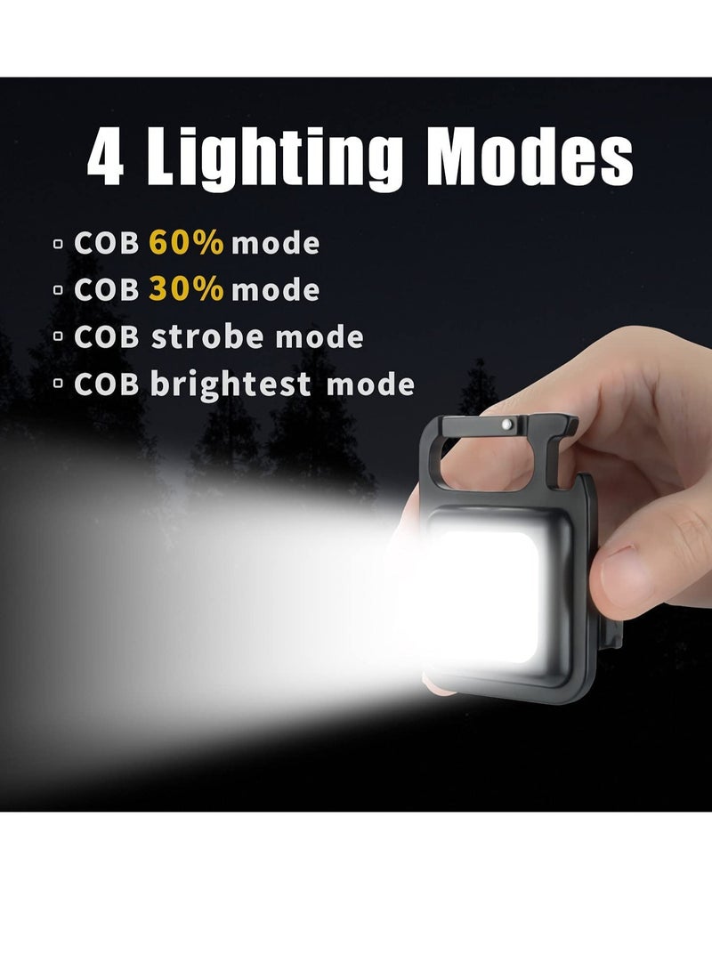 "Rechargeable 800 Lumens Mini Flashlight - Pack of 2 for Powerful, Portable Lighting" - Image 2