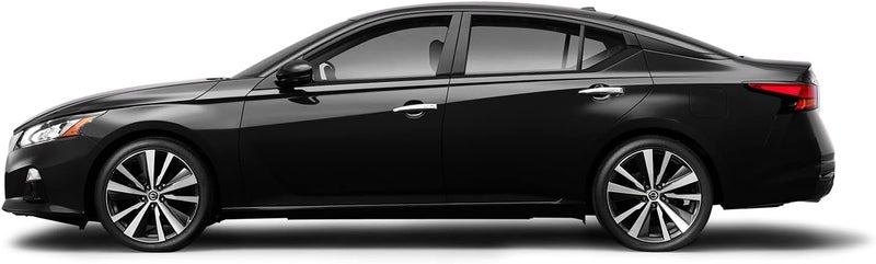 SlickMod Chrome Delete Blackout Vinyl Overlay for 2019-2023 Nissan Altima Window Trim (Matte Black) - Image 3