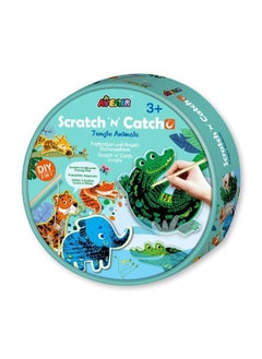 EGL AVE SCRATCH N CATCH ASSORTED DISPLAY JUNGLE ANIMALS