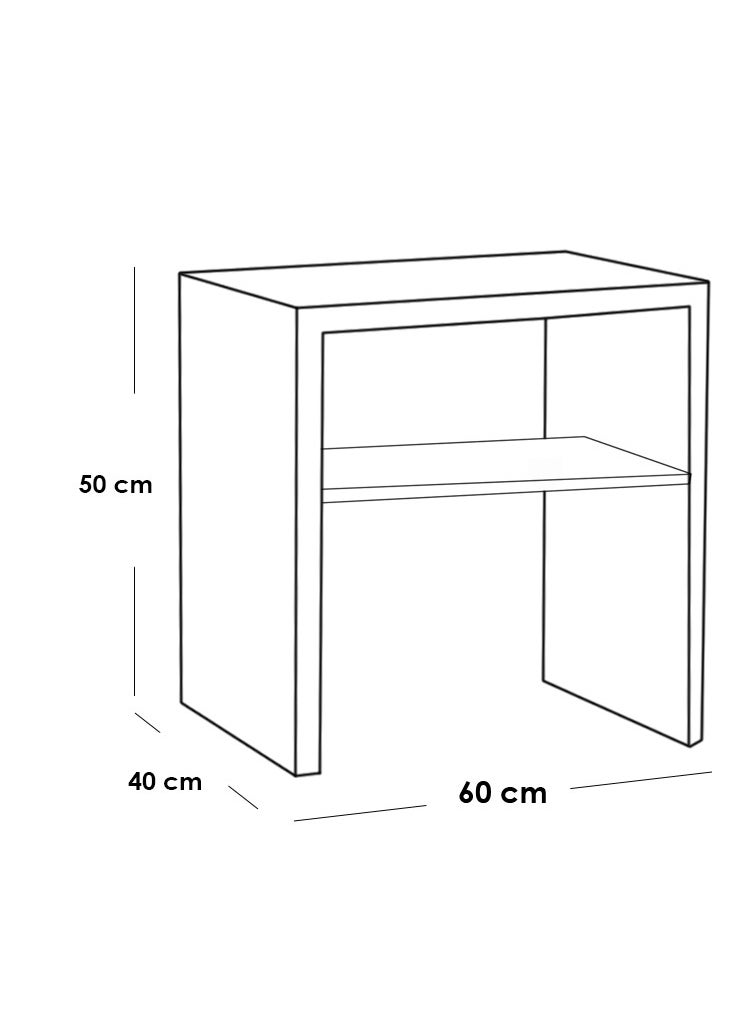 House One Coffee Table for Modern Home 50×40×60 cm - Orange  - Image 2