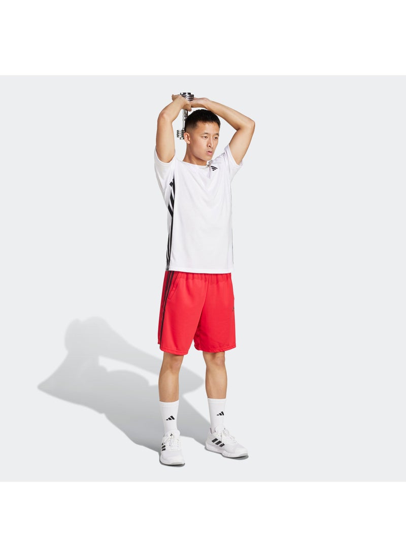 Adidas Essentials Training Feelready 3 Stripes T-Shirt  - Image 5