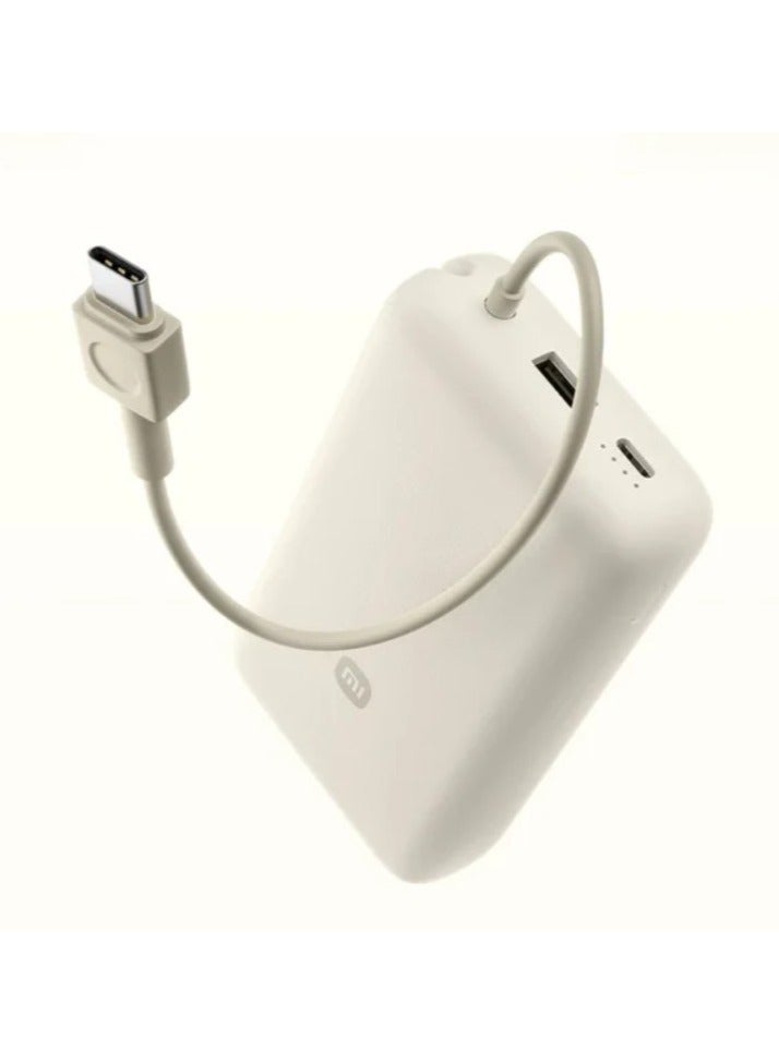 Xiaomi 10000 mAh Power Bank 10000mAh (Integrated Cable) Tan | 22.5W MAX fast charging | 37Wh 3.7V 10000mAh Battery Power Tan - Image 4