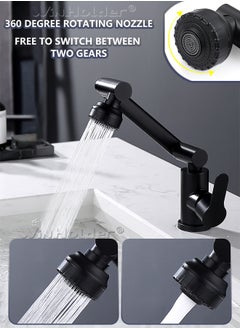 WinHolder 1080° Swivel Kitchen Sink Faucet  2 Kind Of Effluent Ways Of Water Bathroom Faucet Mixer Deck Mount Splash Resistant Shower Faucet  - Image 1