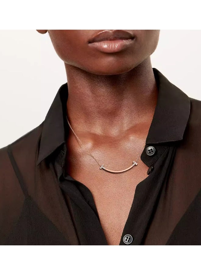 Tiffany's Tiffany T Collection Medium Smile Necklace - Image 2