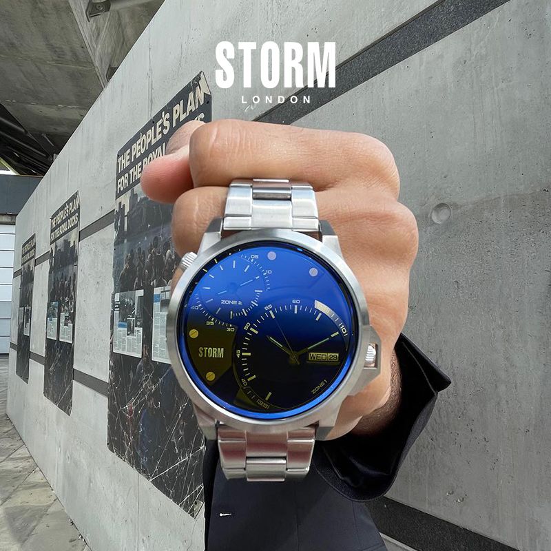 STORM British Imported AVALONIC Men's Watch with Color-Changing Dial and Dual Time Zone Display - Image 5