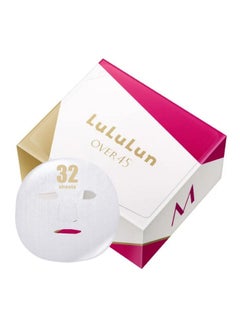 Lululun Lululun Over 45 Camelia Pink 32pc Facial Sheet Mask Pack for Daily Anti-aging Skincare, Hydrating & Moisturizing Face Sheet Masks for Women & Men, Organic & Natural Japanese Skincare  - Image 1