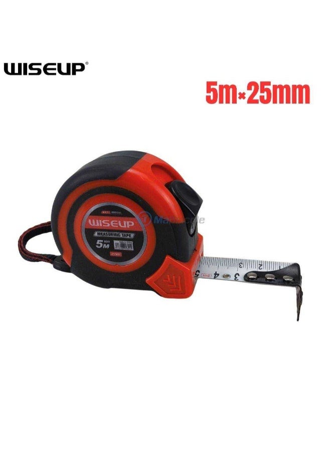 WISEUP Magnetic Tape Measure 5m×25mm  High Quality Shuck - Image 2