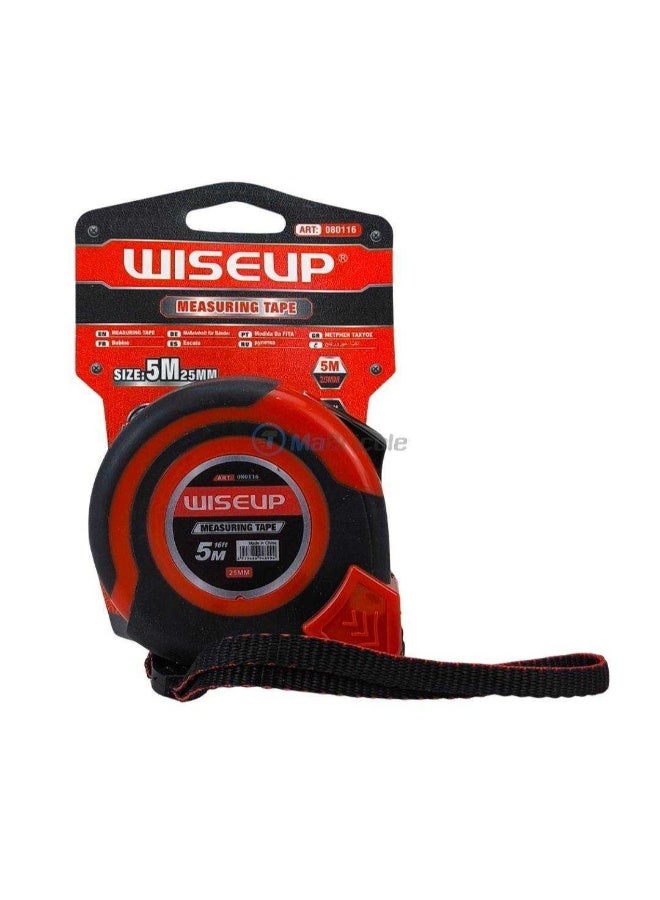 WISEUP Magnetic Tape Measure 5m×25mm  High Quality Shuck - Image 4