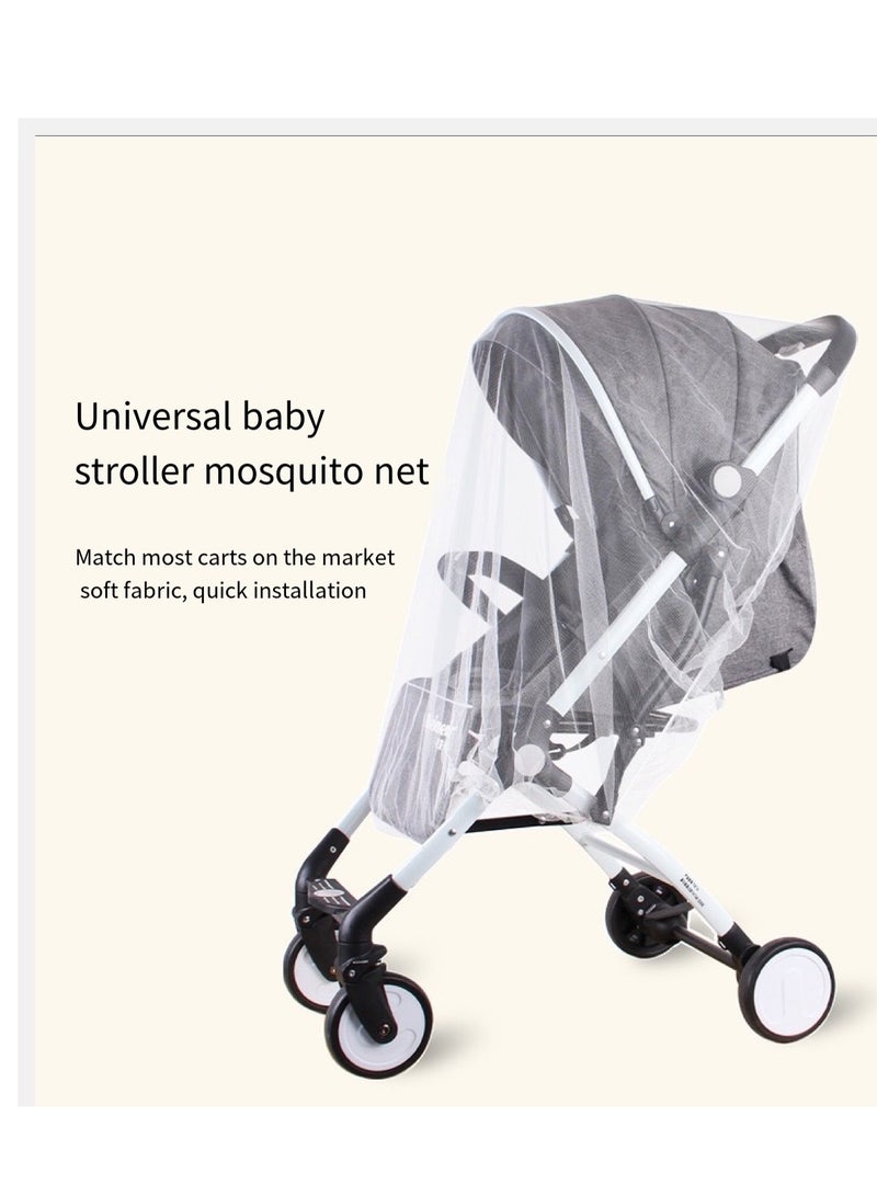 Stroller Mosquito Net, Suitable for Stroller Mosquito Net, Perfect Anti-Insect Net for Strollers, Cradles, Bassinet, Cribs And Portable Mini Cribs - Image 3