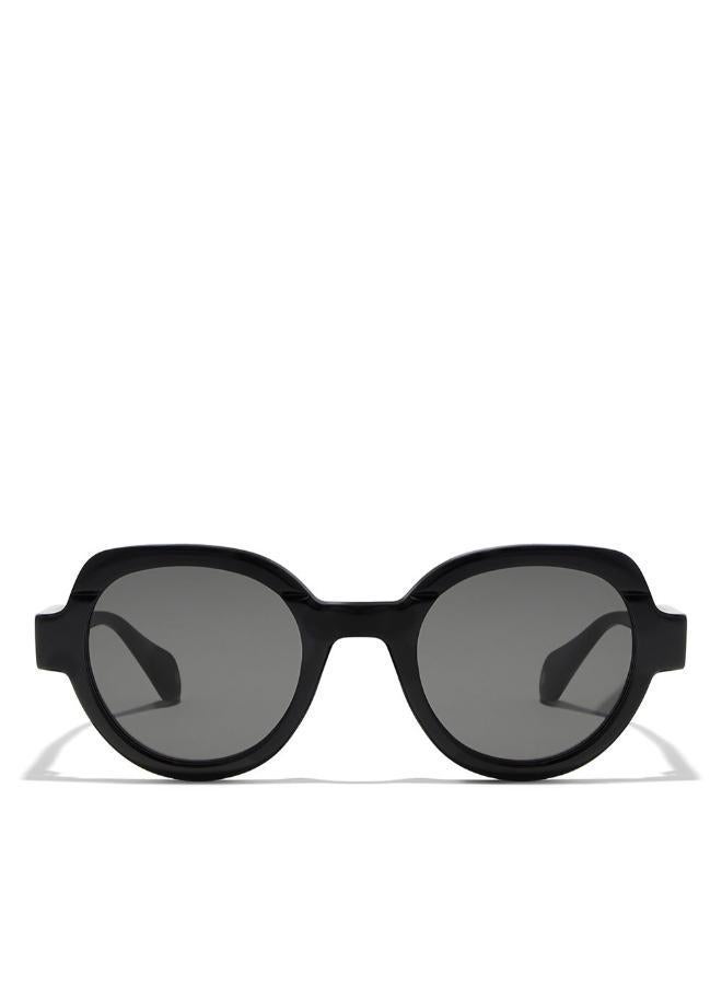 30 سندايز نظارات شمسية نسائية هندسية من لوريل بحماية  أسود رمادي - Image 1