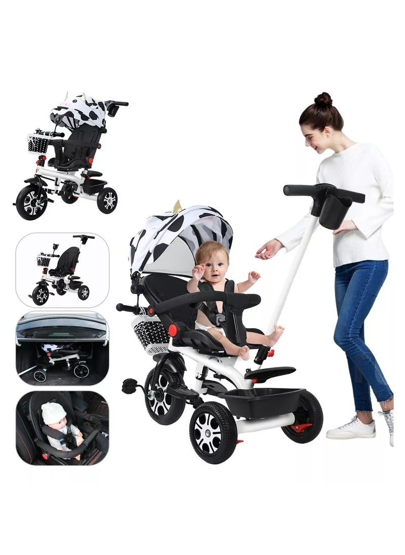 Gonice Gonice 5 in 1 Foldable and Portable Tricycle Baby Stroller  - Image 1