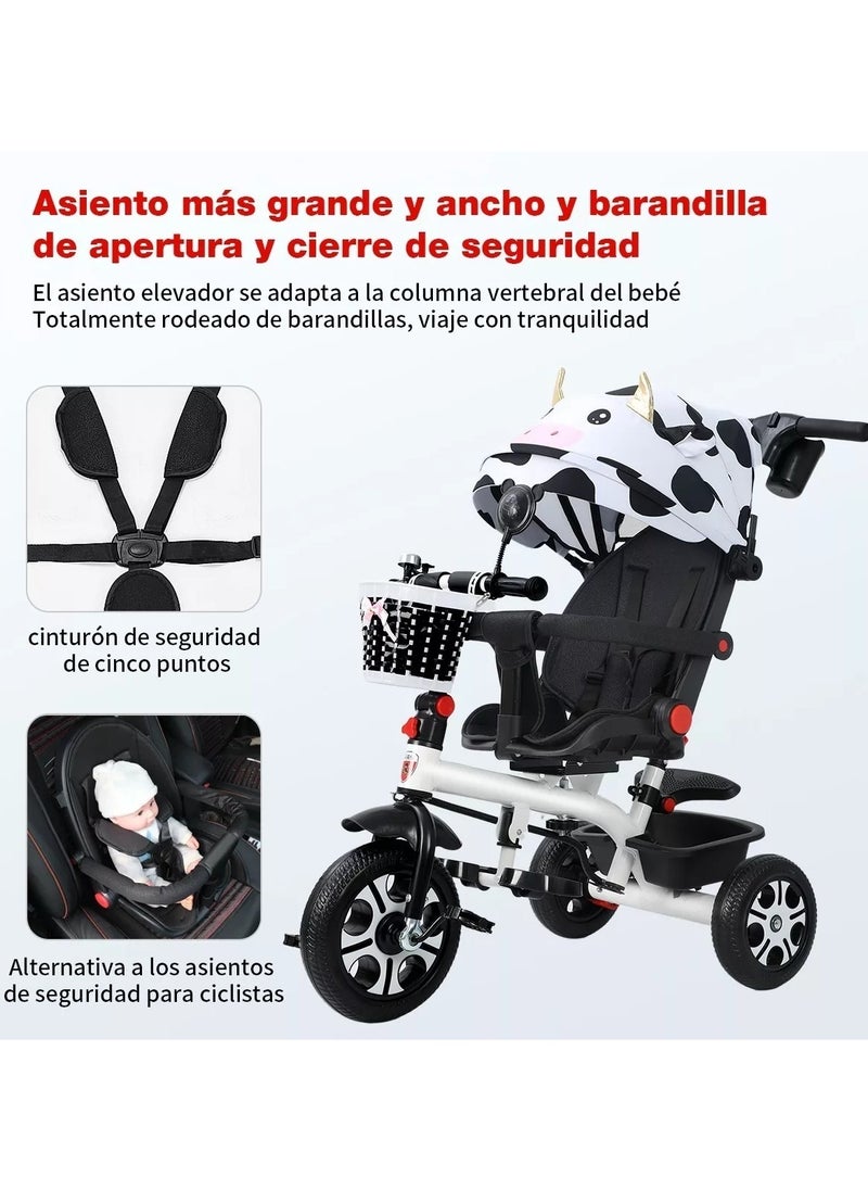 Gonice Gonice 5 in 1 Foldable and Portable Tricycle Baby Stroller  - Image 5