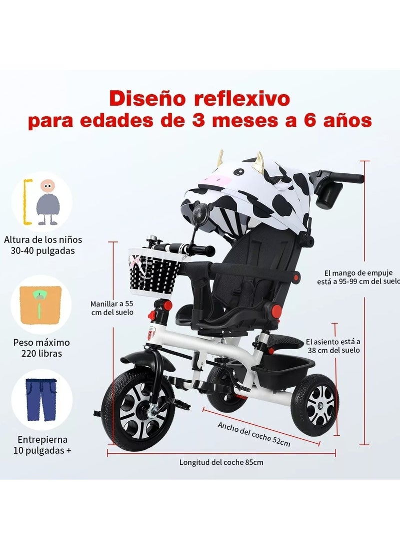 Gonice 5 in 1 Foldable and Portable Tricycle Baby Stroller