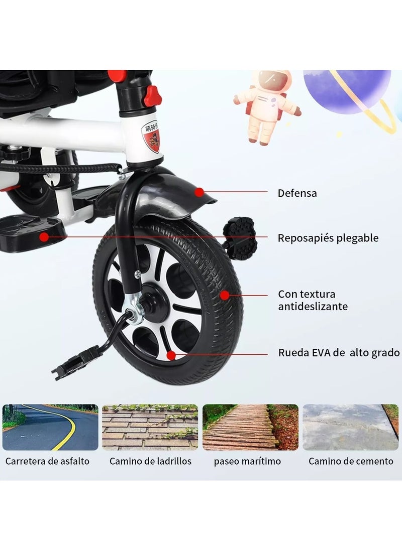 Gonice 5 in 1 Foldable and Portable Tricycle Baby Stroller