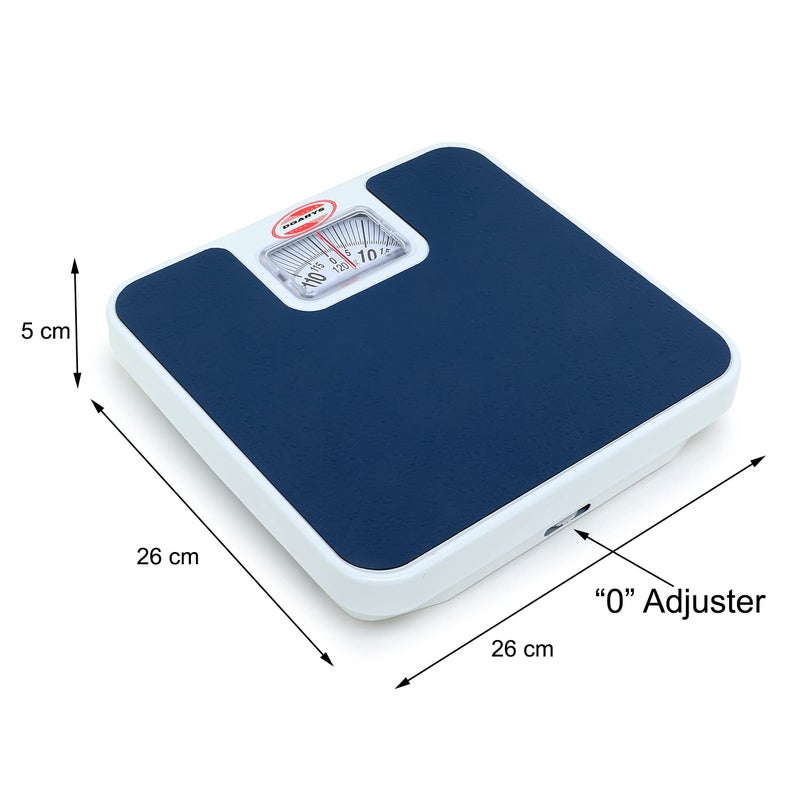 DGARYS Virgo Manual Personal Health Checkup Scale Weight Machine For Human Body | Mechanical Bathroom Scales | Analog Weight Machine 120Kg Home, Gym Hospital - Image 4