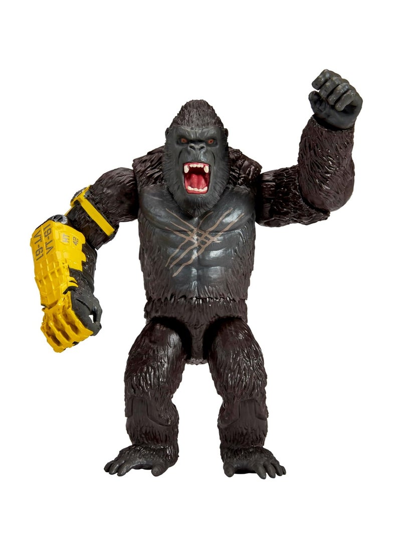 Playmates Toys - Godzilla x Kong The New Empire: Kong With Beast Glove 6inch - Image 1