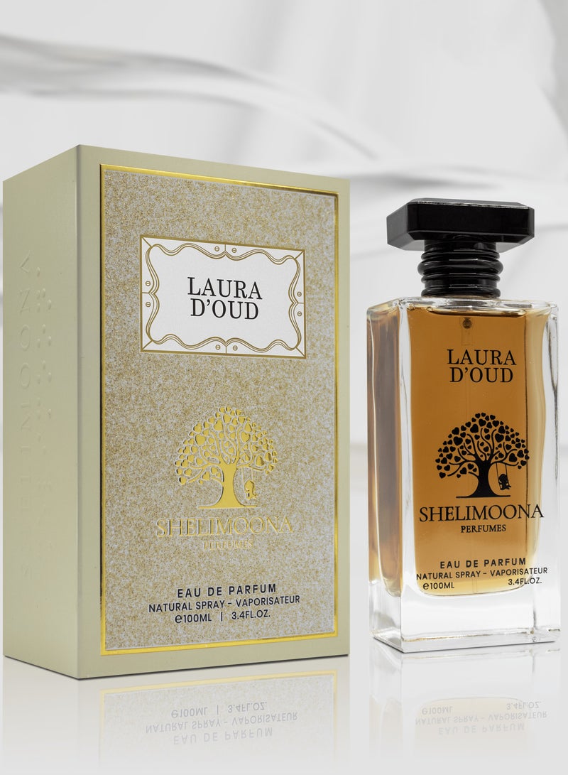 Shelimoona Laura d'Oud  Unisex Eau De Perfume 100ML - Image 1