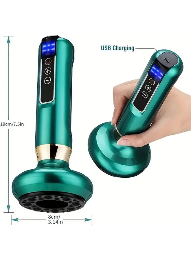 6 Speed Adjustable Electric Massage Scrubber Cup White Set Ideal Gift For Family - Image 4
