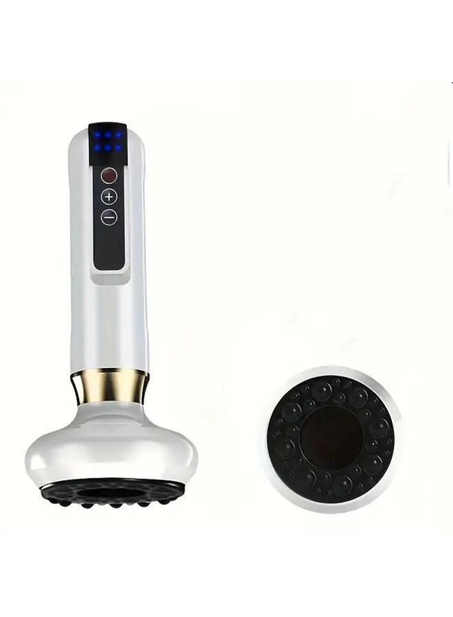 6 Speed Adjustable Electric Massage Scrubber Cup White Set Ideal Gift For Family - Image 5