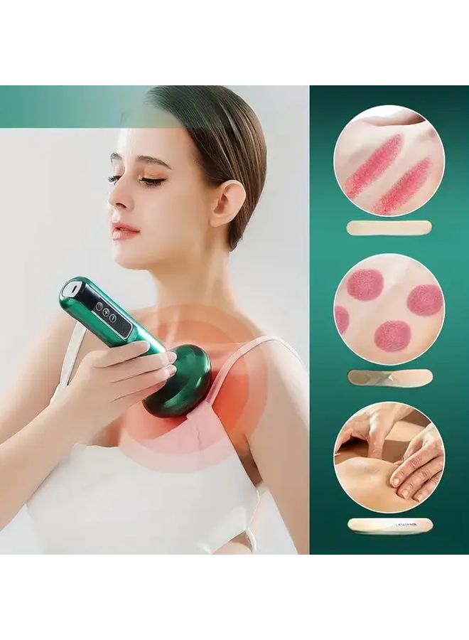 6 Speed Adjustable Electric Massage Scrubber Cup White Set Ideal Gift For Family - Image 2