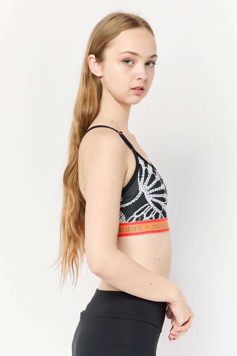 Adidas حمالة صدر رياضية نسائية أزتيك غير مبطنة، متعددة الألوان - Image 3