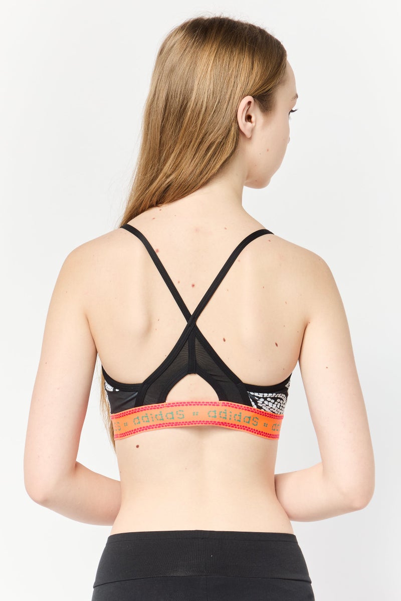 Adidas حمالة صدر رياضية نسائية أزتيك غير مبطنة، متعددة الألوان - Image 4