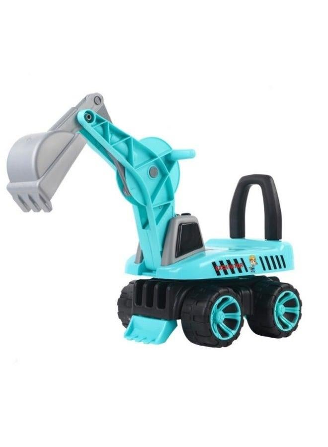 Loquat Children's Excavator 1-6 Years Old With Music, Lights, Can Sit and Slide Construction Vehicle, 360-degree Rotation, Baby Toy Car. - Image 1