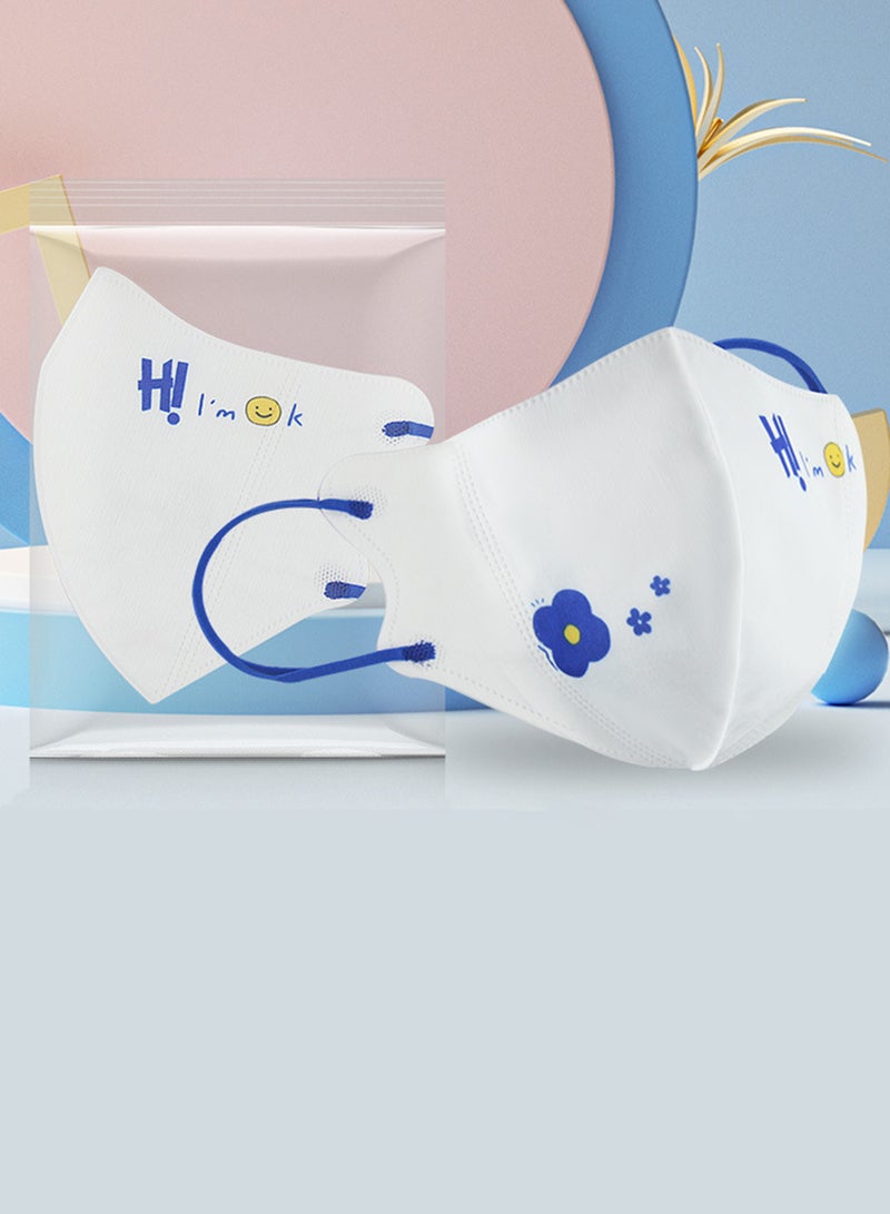 Eilimi 20PCS Disposable Kids Face Mask,3 Layer Protection,Suitable Children Small Size Age 3-12 - Image 2