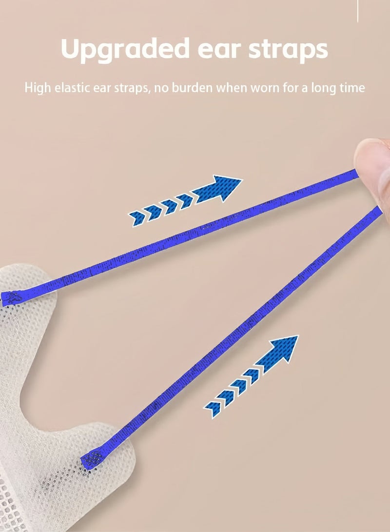 اعاره 20 Pcs 3D Disposable Face Mask for kids,3 Layer Protective White Face Mask with Cartoon Pattern,Suitable Children Small Size Age 3-12 - Image 5