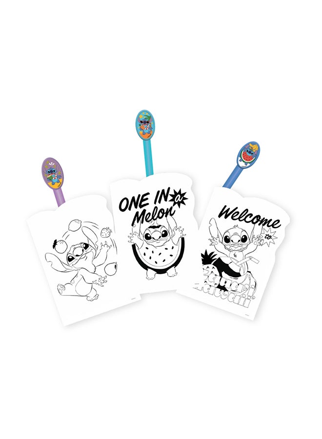 Disney Stitch Activity Book and Shaped Crayons | 25 Color and Activity Pages | Leaning & Educational Activity For Kids | Age 3+ - Image 3