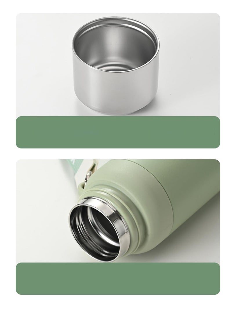 TYCOM Thermal isulated Water Bottle 600 ML Stainless Steel Double Wall Vacuum insulated Water Bottles for Hot Cold Water Gym Bottle Flask Bottle White.  - Image 5