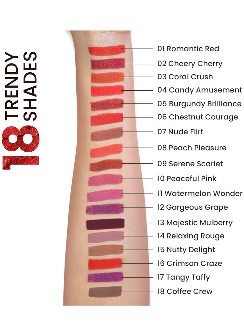 MARS Long Lasting Matinee Lipstick for Women 3.5 gm 09 Serene Scarlet - Image 2
