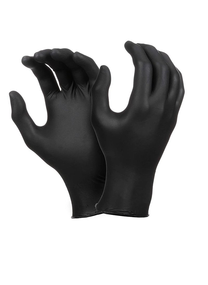 Falcon - Falcon Nitrile Gloves - Black Powder Free 100 pieces - Image 1
