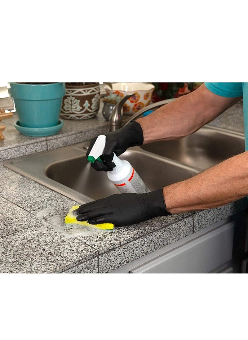 Falcon - Falcon Nitrile Gloves - Black Powder Free 100 pieces - Image 1