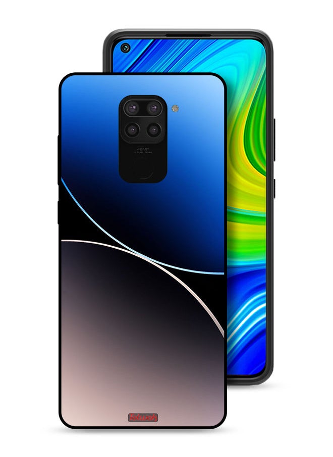 Tolwak Xiaomi Redmi Note 9 Protective Case Cover Curve Lines Pattern  - Image 1